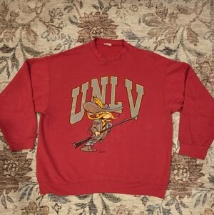 UNLV Runnin' Rebels Vintage Graphic Crewneck - Fits Men's Large To Medium